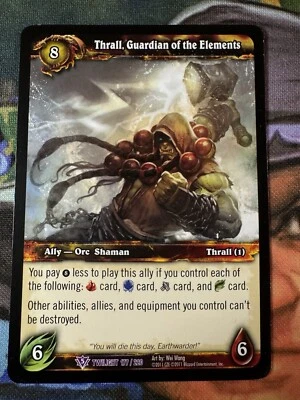 World of Warcraft TCG Twilight 177/220 Thrall, Guardian of the Elements - Image 1 of 2