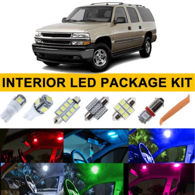 23X Interior LED Lights Bulbs Kit For Chevy GMC Yukon Tahoe Suburban 2000-2006 - Image 1 of 4