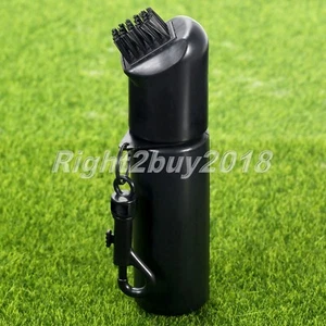 Golf Club Ball Cleaning Brush Washer Cleaner Clip w/ Refillable Water Bottle NEW - Picture 1 of 11