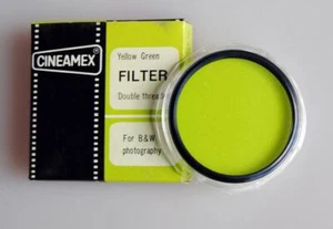 CINEMAX FILTRO DIAMETRO 58 GIALLO VERDE X0 Made in Japan - Picture 1 of 2