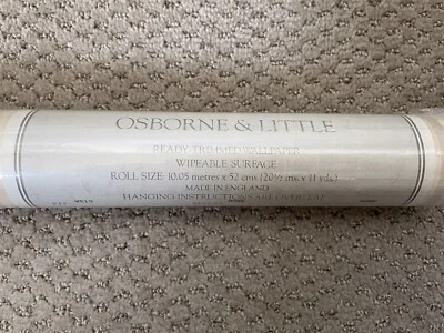 Osborne & Little Striped Wallpaper WR19 20.5" x 11 Yards UK - Image 1 of 3