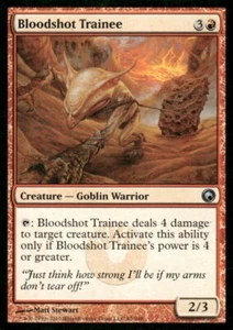 Bloodshot Trainee Scars of Mirrodin MTG Magic the Gathering card - Picture 1 of 2