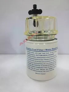Only Solas Outboard Gasoline Engine Fuel Filter Water Separator NMW214 10 Micron - Foto 1 di 7