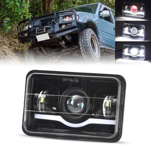 1PC LED Headlights For Freightliner FLD120 FLD112 4''x6''Light Hi/Lo Sealed Beam - Picture 1 of 8