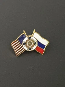 American & France Friendship Cross Flag - Picture 1 of 3