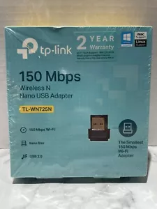 TP-Link Wireless N Nano USB Adapter TL-WN725N 150 Mbps - Picture 1 of 4