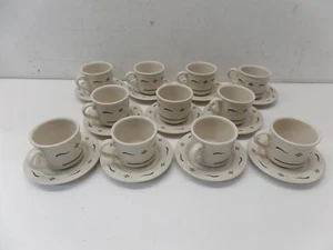 Longaberger Pottery Woven Traditions Heritage Green Pattern -- 22 Piece Tea Set - Picture 1 of 8