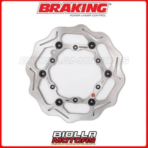2017 WL4007 FRONT BRAKE DISC SX BRAKING KTM EXC F 350 - FLOATING WAVE W-FL - Picture 1 of 5