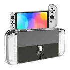 For Nintendo Switch OLED Clear Protective Hard Case Cover Console Joy-Con Shell