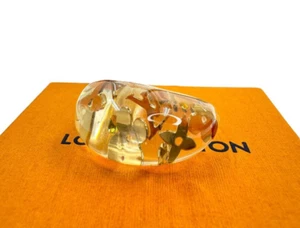 LOUIS VUITTON Berg Inclusion Ring Clear with storage bag - Picture 1 of 6