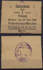 [11800] - Notgeld München, Postscheckamt, 1 Pf, 30.09.1920. Tieste 4680.1340.05C