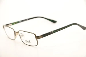 New Authentic Persol 2308-V 818 Gunmetal/Green 51mm Frames Italy Eyeglasses RX - Picture 1 of 7