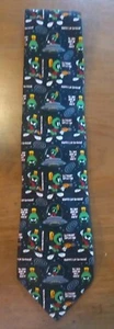 Vintage 90er Marvin der Marsianer Looney Toons Herrenkrawatte neu mit Etikett neu mit Etikett - Bild 1 von 4