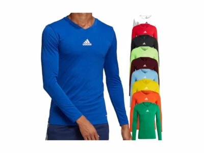 Adidas Boys Base First Layer Thermal Top T Shirt Junior Kids Crew Football PE