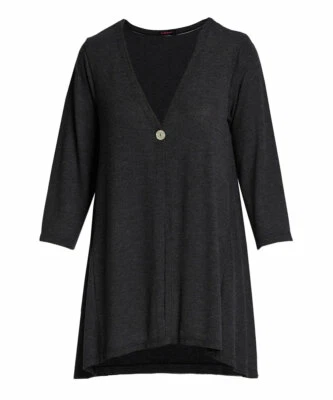 NWT New Fresh Produce Black Freeport Cardigan Sweater XS/S MSRP $59 - Image 1 of 2