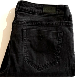 Guess Womens Size W31 x L 34 Starlet Skinny Leg Charcoal Black Denim Jeans - Picture 1 of 7