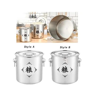 Cereal Container Rice Storage Box for Food Bean Flour Oil Sugar Milk Cookie - Picture 1 of 14