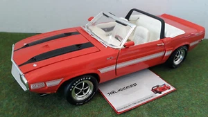 SHELBY GT 500 orange 1969 cabriolet ouvert open 1/18 ERTL voiture miniature coll - Imagen 1 de 8