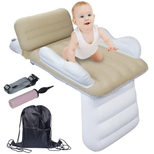 Inflatable-Toddler-Travel-Bed for Airplane Car Seat Portable Foldable Infant ... - Picture 1 of 9