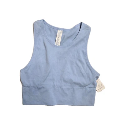 Sujetador deportivo Jockey Seamfree® Rib Long Line azul M Foto 1 de 3