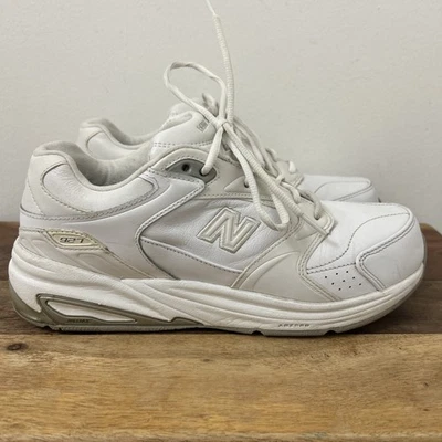 New Balance 927 Womens Sz 10 White Leather Walking Shoes Sneakers WW927WT - Image 1 of 4