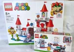 LEGO SUPER MARIO 71408 PEACH'S CASTLE & 71364 WHOP'S LAVA TROUBLE Neu (97/5) - Bild 1 von 5