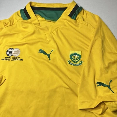 Adidas Selección Nacional de Sudáfrica 2012 Camiseta local Hombres Camiseta de fútbol Talla Grande Foto 1 de 4