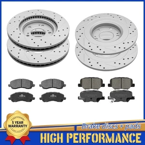 Front Rear Disc Brake Rotors Pads For 2016 - 2024 Mitsubishi Outlander Sport - Picture 1 of 6