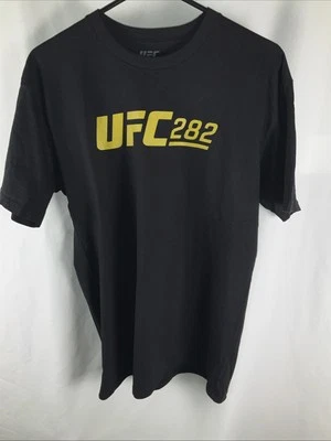 UFC 282 Men’s Large Black Double Sided Graphic T Shirt Fight Night MMA Promo - Image 1 of 4