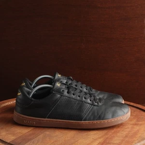 Zapatillas deportivas Icarus para hombre talla 11,5 negras Ascent Gen 2 zapatos de cuero descalzos - Imagen 1 de 13