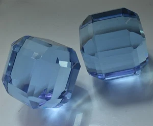 Stunning Cube Cut Natural Purple Amethyst AAA++100 Ct Loose Gemstone CERTIFIED - Picture 1 of 7