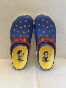 Crocs X Disney Snow White Blue Size Men’s 11 Women’s 13 No Jibbitz - Picture 1 of 12