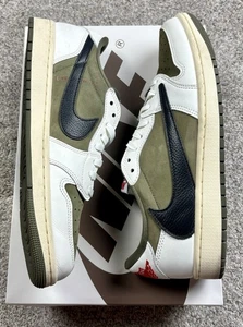 Air Jordan 1 Retro Low OG Travis Scott Medium Olive Herren Größe 10 US DM7866-200 - Bild 1 von 7