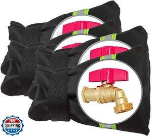 POROLIR Outdoor Faucet Covers for Winter Freeze Protection, Upgraded Thicken  - Picture 1 of 5