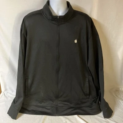 Apple Jacket Men 4XL XXXXL Black Store Employee Uniform Embroidered Logo FS! - Image 1 of 4