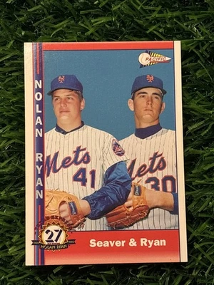 Pacific Nolan Ryan Texas Express 1993 27 temporadas Nolan Ryan Tom Seaver #241 Salón de la fama Foto 1 de 2