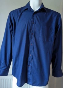 Van Heusen Men's Long Sleeve Blue Shirt Size 16.5 - Picture 1 of 3