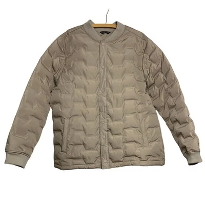Alpine Designs Beige Zig-Zag Puffer Coat- Size  XL - Image 1 of 4