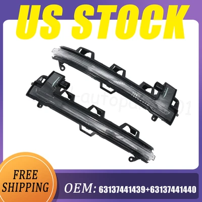 Passenger&Driver Side Mirror Turn Signal Light For BMW X3 X4 X5 X6 X7 2018-2025 - Image 1 of 4