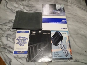 2002 Volvo S40 V40 Owners Manual Set 02 S 40 V 40 - Picture 1 of 11
