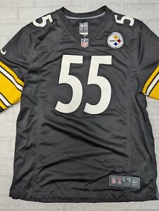 Nike NFL Pittsburgh Steelers Jersey 55 Bush Size L in Black