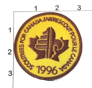 1996 Scoutrees Patch Boy Scouts Canada Arbrescout Embroidered Arbres Pour Logo - Picture 1 of 1