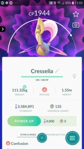 Cresselia Pokemon Trade Go - Picture 1 of 2