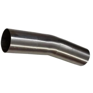 15 Grad Edelstahl Bogen 40mm V2A , ungeweitet Auspuffrohr Abgas Rohrbogen - Bild 1 von 2