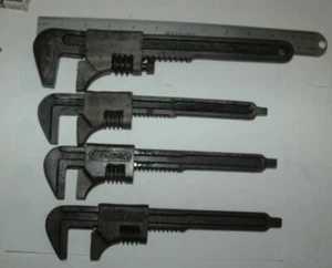 4 "AUTO" wrenches-2 FORD, 1 CRESCENT, 1 Unmarked - Picture 1 of 9
