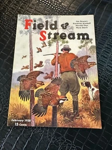 February 1938 FIELD & STREAM hunting and fishing MAGAZINE - GREAT SHAPE - Picture 1 of 1
