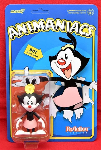 New Unpunched Super7 ReAction Animaniacs DOT Action Figure Cover