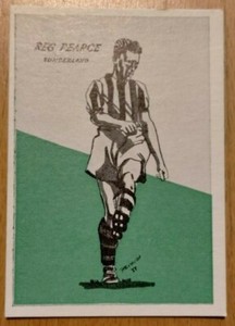 Reg Pearce Sunderland #7 (Variant) Master Vending Cardmaster Football Tips 1958