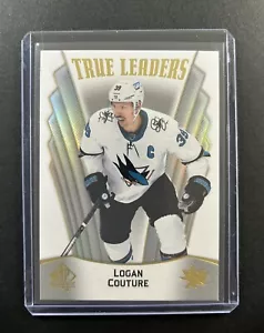 Logan Couture 2021-22 SP Authentic True Leaders #TL-23 - San Jose Sharks - Picture 1 of 2