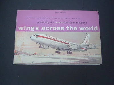 J Lyons Tea Cards.  Wings Across The World (1961)  Album Set of 24 . - Image 1 of 4